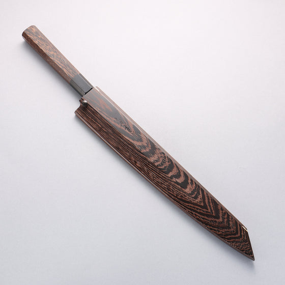Sakai Takayuki Honyaki VG10 Dragon engraving Kengata Yanagiba 300mm Wenge Handle with Sheath - Seisuke Knife