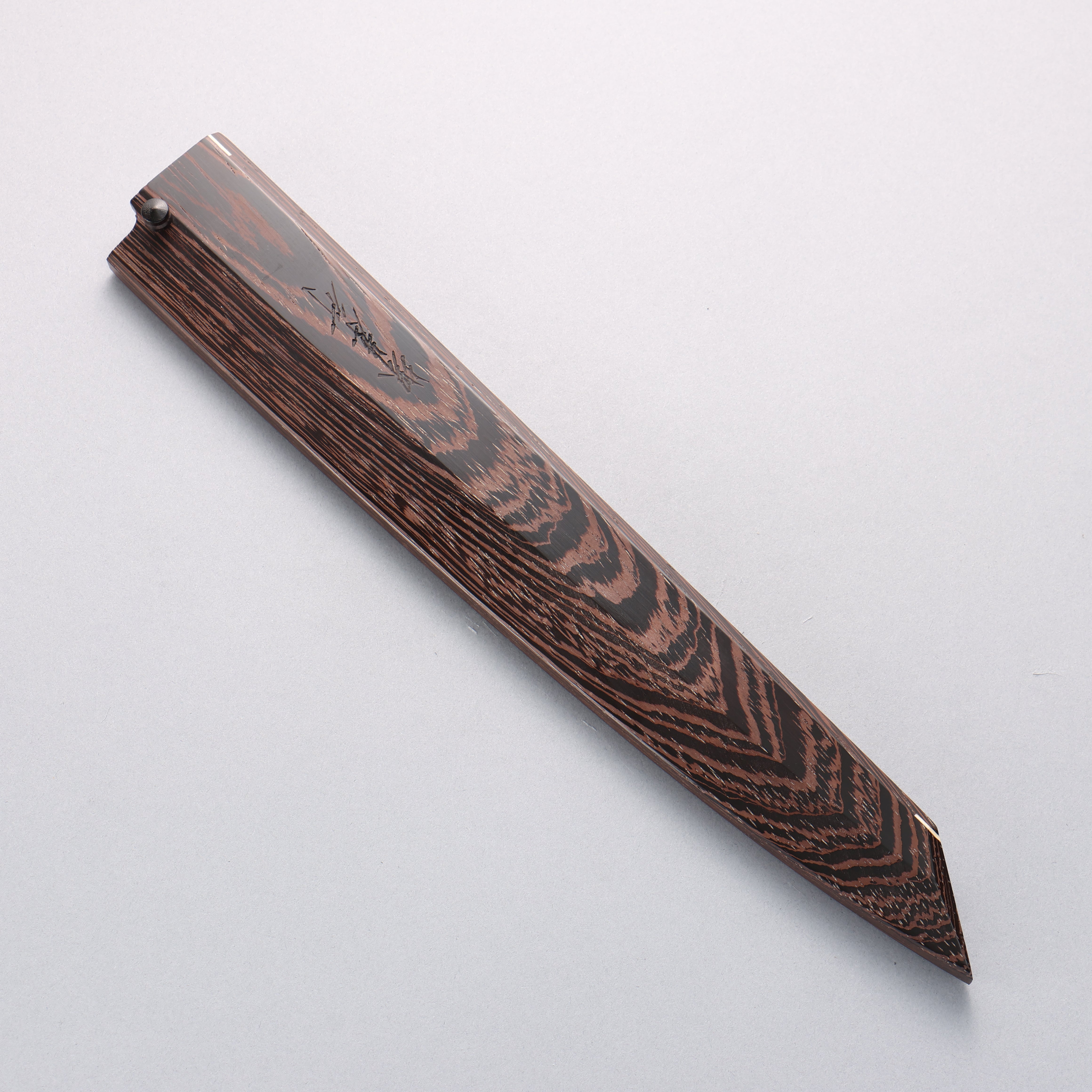Sakai Takayuki Honyaki VG10 Dragon engraving Kengata Yanagiba 300mm Wenge Handle with Sheath - Seisuke Knife