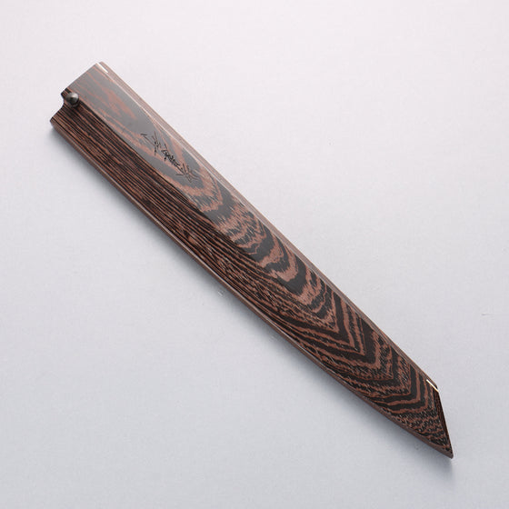 Sakai Takayuki Honyaki VG10 Dragon engraving Kengata Yanagiba 300mm Wenge Handle with Sheath - Seisuke Knife