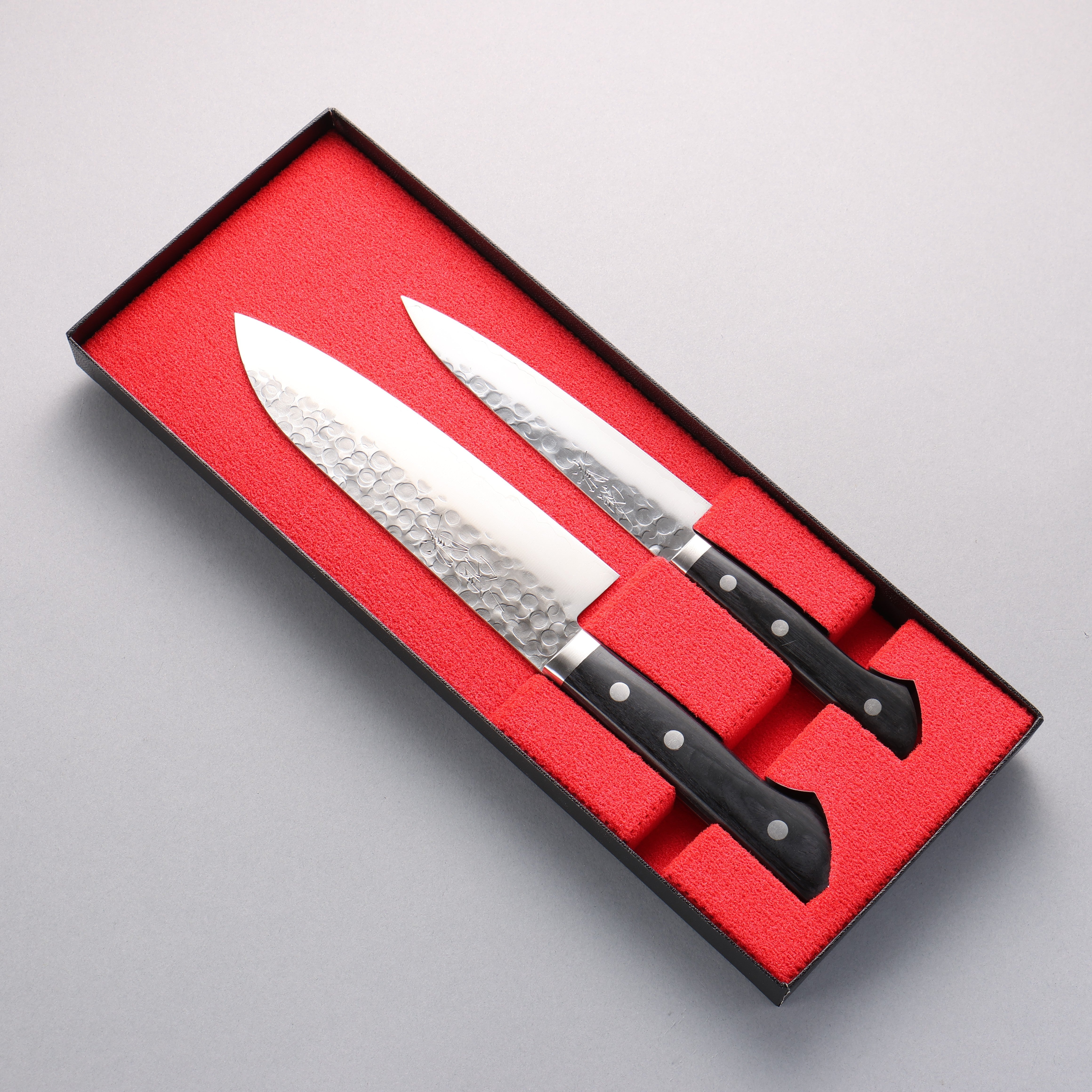 Seisuke VG1 Japanese Santoku & Petty Pakkawood Handle - Seisuke Knife