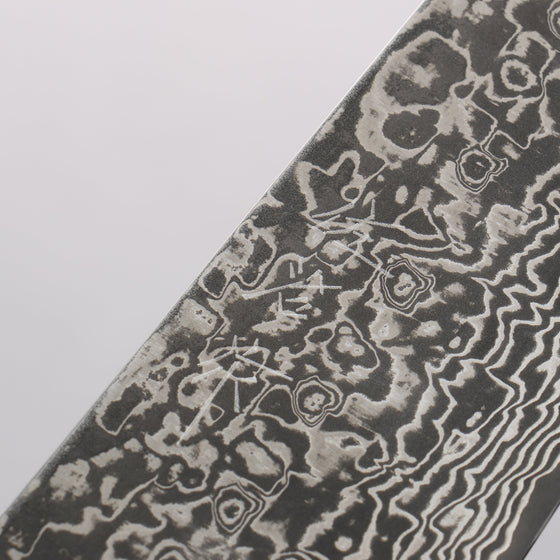 Takeshi Saji SG2 Black Damascus Gyuto 180mm Ironwood Handle - Seisuke Knife