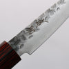 Seisuke VG10 33 Layer Hammered Damascus Paring 76mm Black Pakka wood Handle - Seisuke Knife - Slide 3