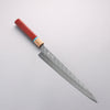 Yoshimi Kato Hyo SG2 Hammered Sujihiki 270mm Padoauk(Turquoise Ring) Handle - Seisuke Knife - Slide 1