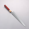 Yoshimi Kato Hyo SG2 Hammered Sujihiki 270mm Padoauk(Turquoise Ring) Handle - Seisuke Knife - Slide 2