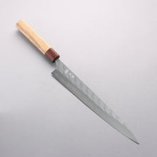  Yoshimi Kato Hyo SG2 Hammered Sujihiki 270mm Oak (Ferrule: Rosewood) Handle - Seisuke Knife