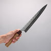 Yoshimi Kato Hyo SG2 Hammered Sujihiki 270mm Oak (Ferrule: Rosewood) Handle - Seisuke Knife - Slide 4