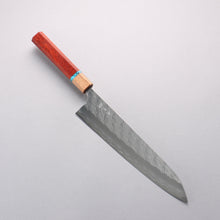  Yoshimi Kato Hyo SG2 Hammered Gyuto 240mm Padoauk(Turquoise Ring) Handle - Seisuke Knife