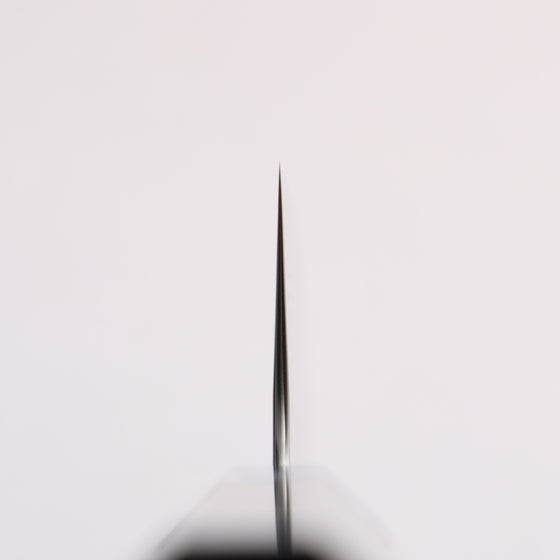 Yoshimi Kato SG2 Damascus Migaki Polish Finish Santoku 170mm Ebony (ferrule: Blue Marble Resin) Handle - Seisuke Knife