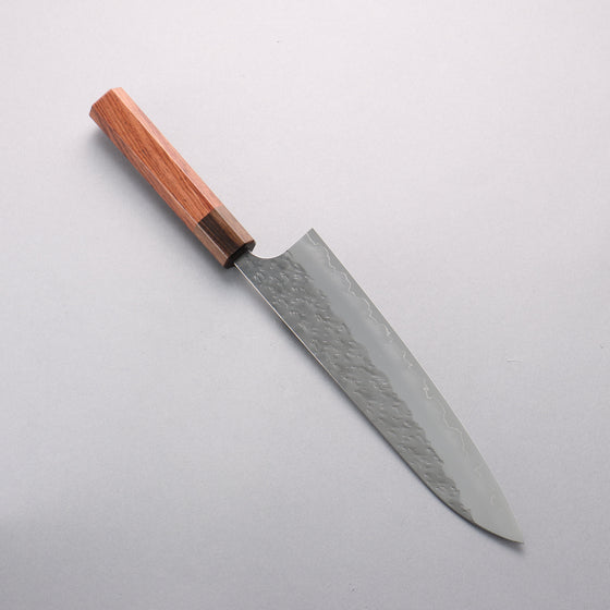 Yoshimi Kato Hyo SG2 Hammered Gyuto 210mm Rosewood (Ferrule: Ebony) Handle - Seisuke Knife