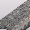 Yoshimi Kato VG10w Colored Damascus Gyuto 210mm Padoauk & Turquoise Handle - Seisuke Knife - Slide 3
