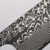 Yoshimi Kato SG2 Black Damascus Santoku 170mm Rosewood (Ferrule: White Turquoise) Handle - Seisuke Knife - Slide 3