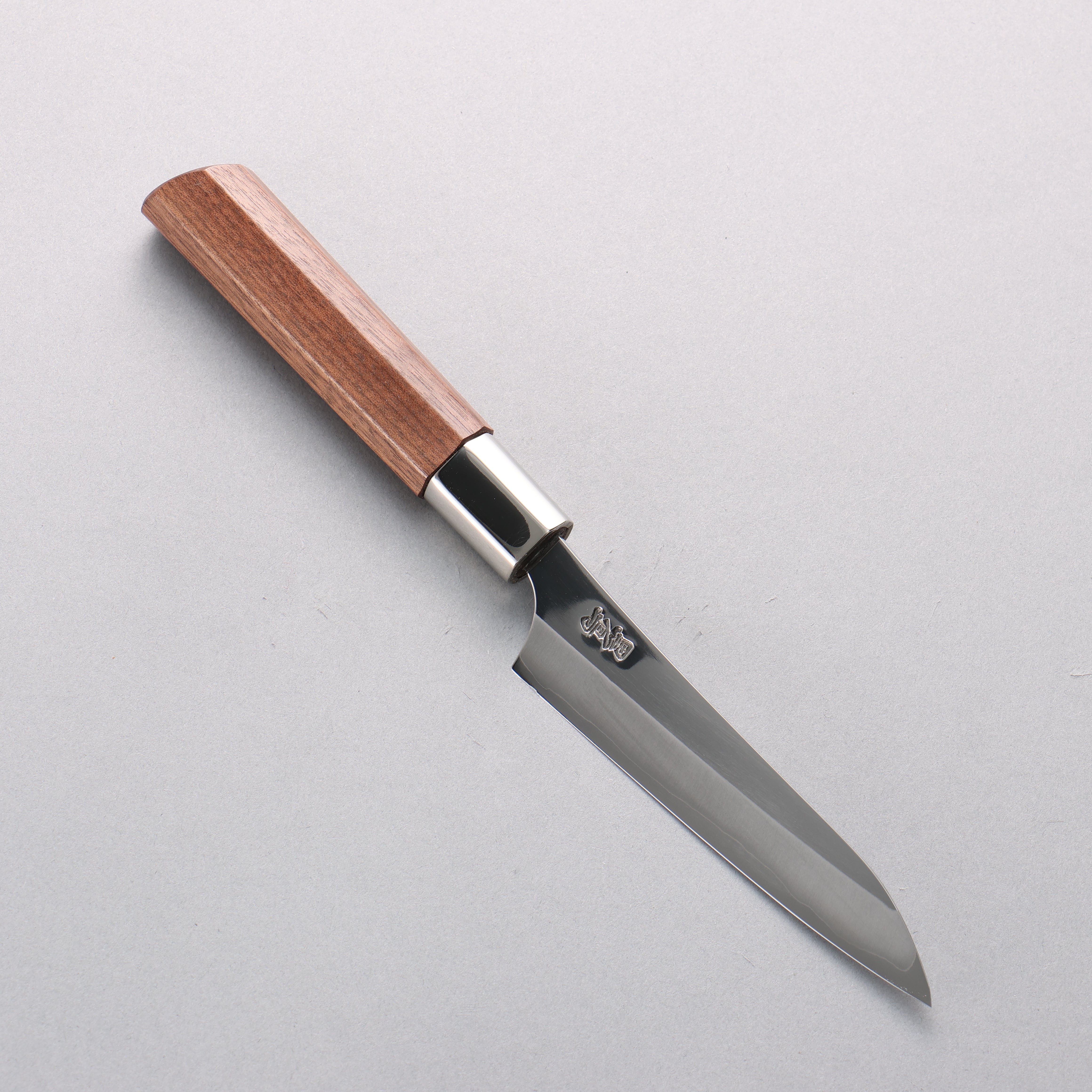 Kurotori Silver Steel No.3 Migaki Finished Narrow Petty-Utility 115mm Walnut Handle - Seisuke Knife