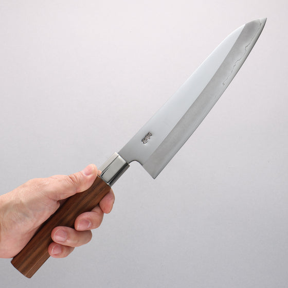 Kurotori Silver Steel No.3 Migaki Finished Gyuto 210mm Walnut Handle - Seisuke Knife