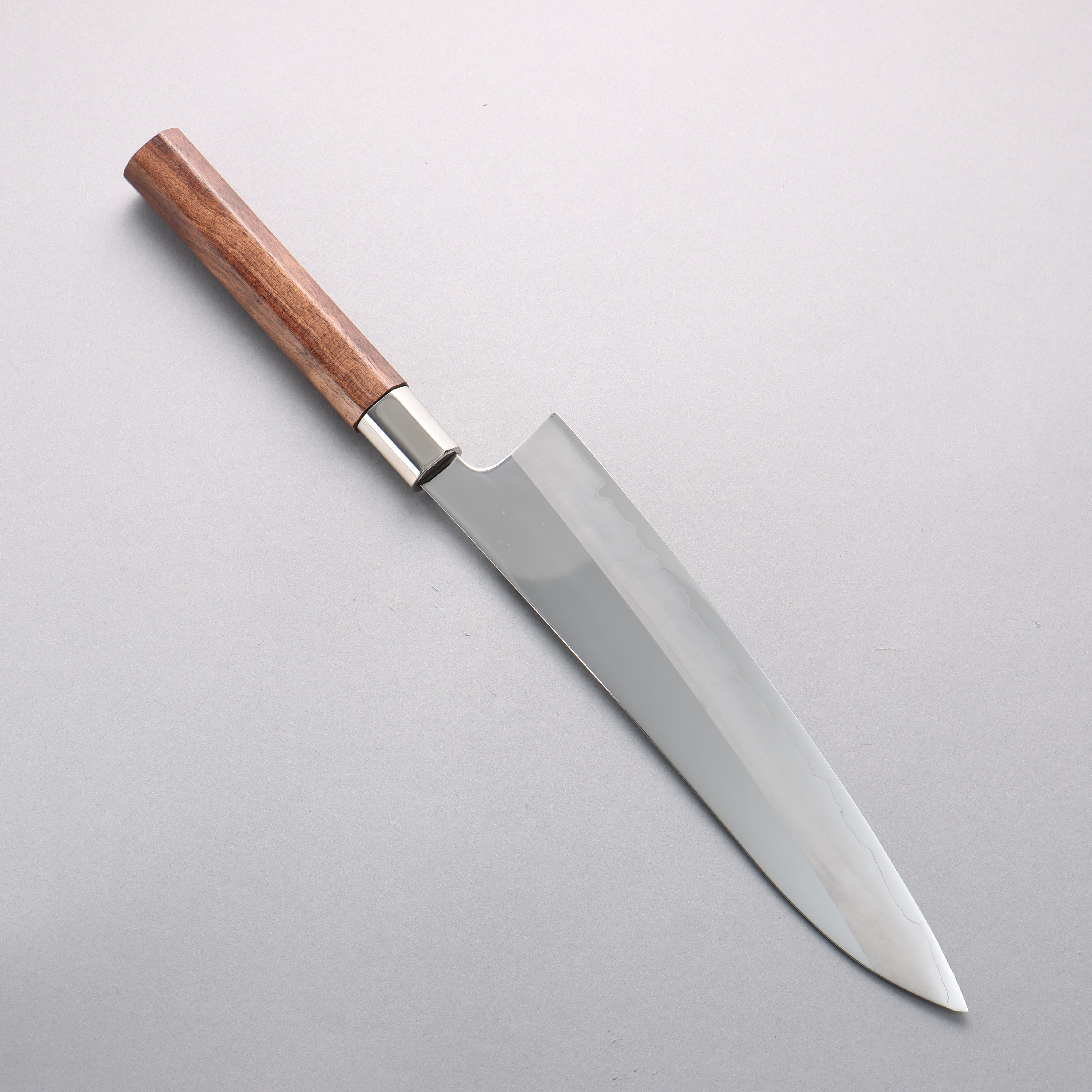 Kurotori Silver Steel No.3 Migaki Finished Gyuto 240mm Walnut Handle - Seisuke Knife