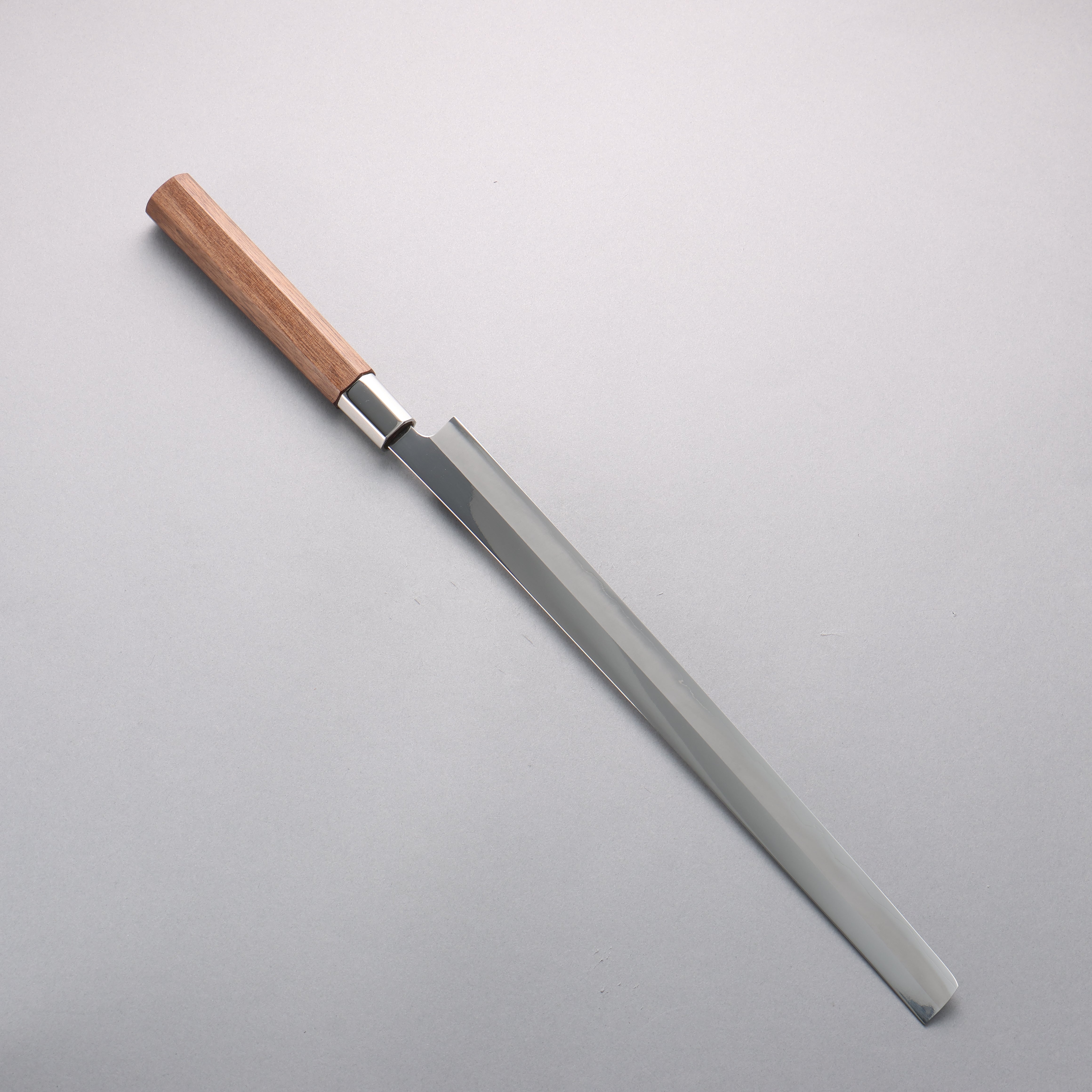 Kurotori Silver Steel No.3 Migaki Finished Takohiki 300mm Walnut Handle - Seisuke Knife