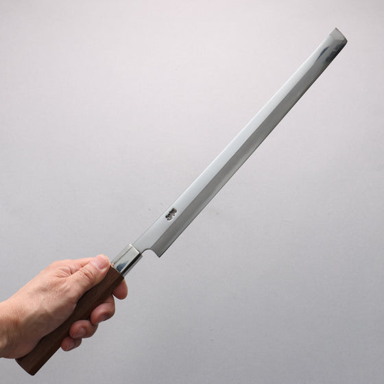 Kurotori Silver Steel No.3 Migaki Finished Takohiki 300mm Walnut Handle - Seisuke Knife