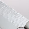Yoshimi Kato Nami SPG STRIX Hammered Kiritsuke Gyuto 210mm Blue Acrylic Handle - Seisuke Knife - Slide 4