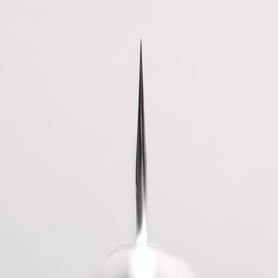 Yoshimi Kato SPG STRIX Hammered (V) Bunka (wide) 210mm Red White Black Acrylic Handle - Seisuke Knife