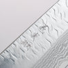 Yoshimi Kato Nami VG-XEOS Hammered Damascus Bunka 170mm Ebony (ferrule: Blue Marble Resin) Handle - Seisuke Knife - Slide 3