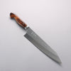 Yoshimi Kato Nami SPG STRIX Hammered Kiritsuke Gyuto 240mm Ironwood Handle - Seisuke Knife - Slide 1