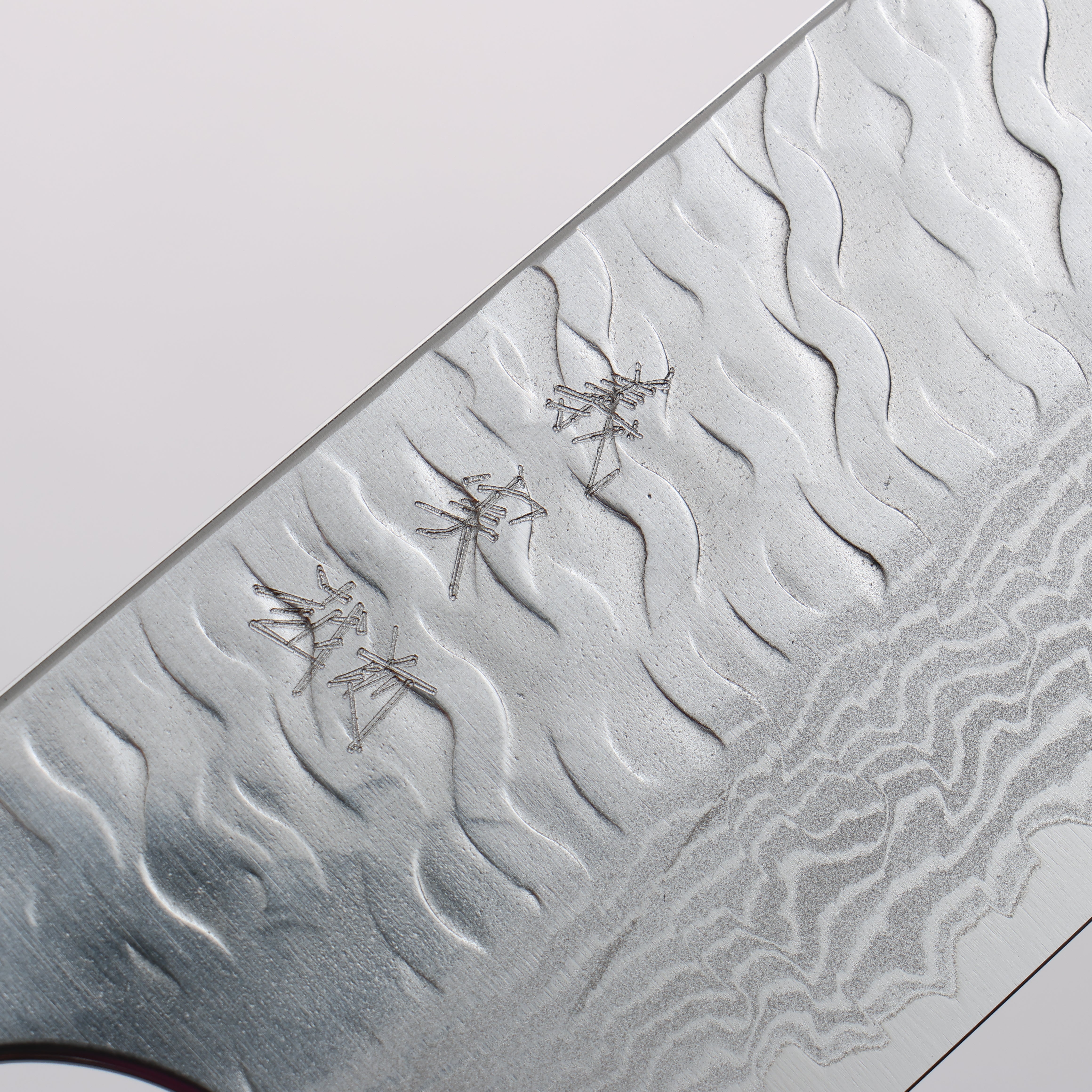Yoshimi Kato Nami VG-XEOS Hammered Damascus Kiritsuke Gyuto 240mm Ebony (White Ring) Handle - Seisuke Knife