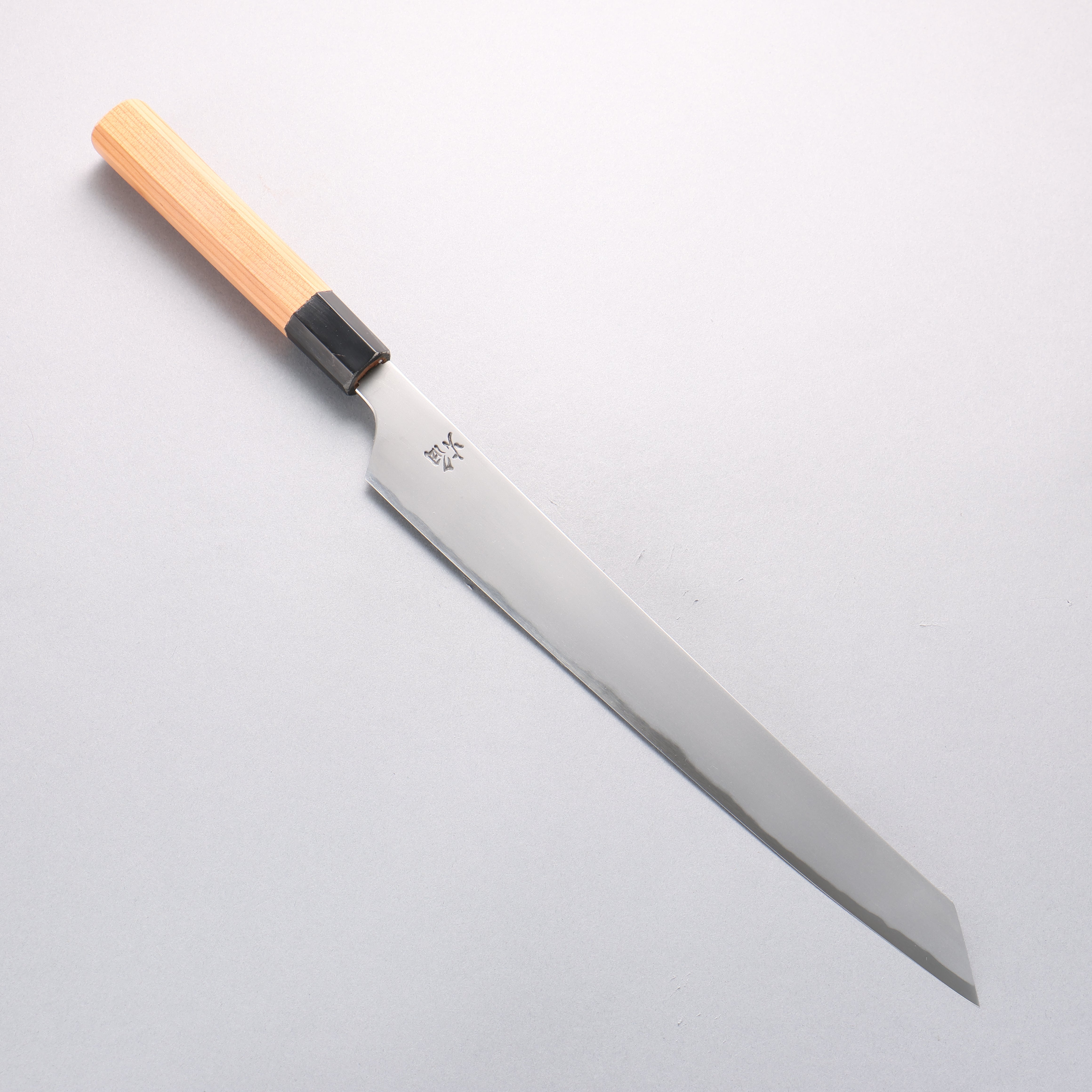 Sakai Takayuki Homura Hien Blue Steel No.2 Kengata Yanagiba 300mm Yew Tree Handle - Seisuke Knife