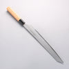 Sakai Takayuki Homura Hien Blue Steel No.2 Kengata Yanagiba 300mm Yew Tree Handle - Seisuke Knife - Slide 2