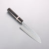 Yoshimi Kato Nami VG-XEOS Hammered Damascus Santoku 170mm Ebony (White Ring) Handle - Seisuke Knife - Slide 1