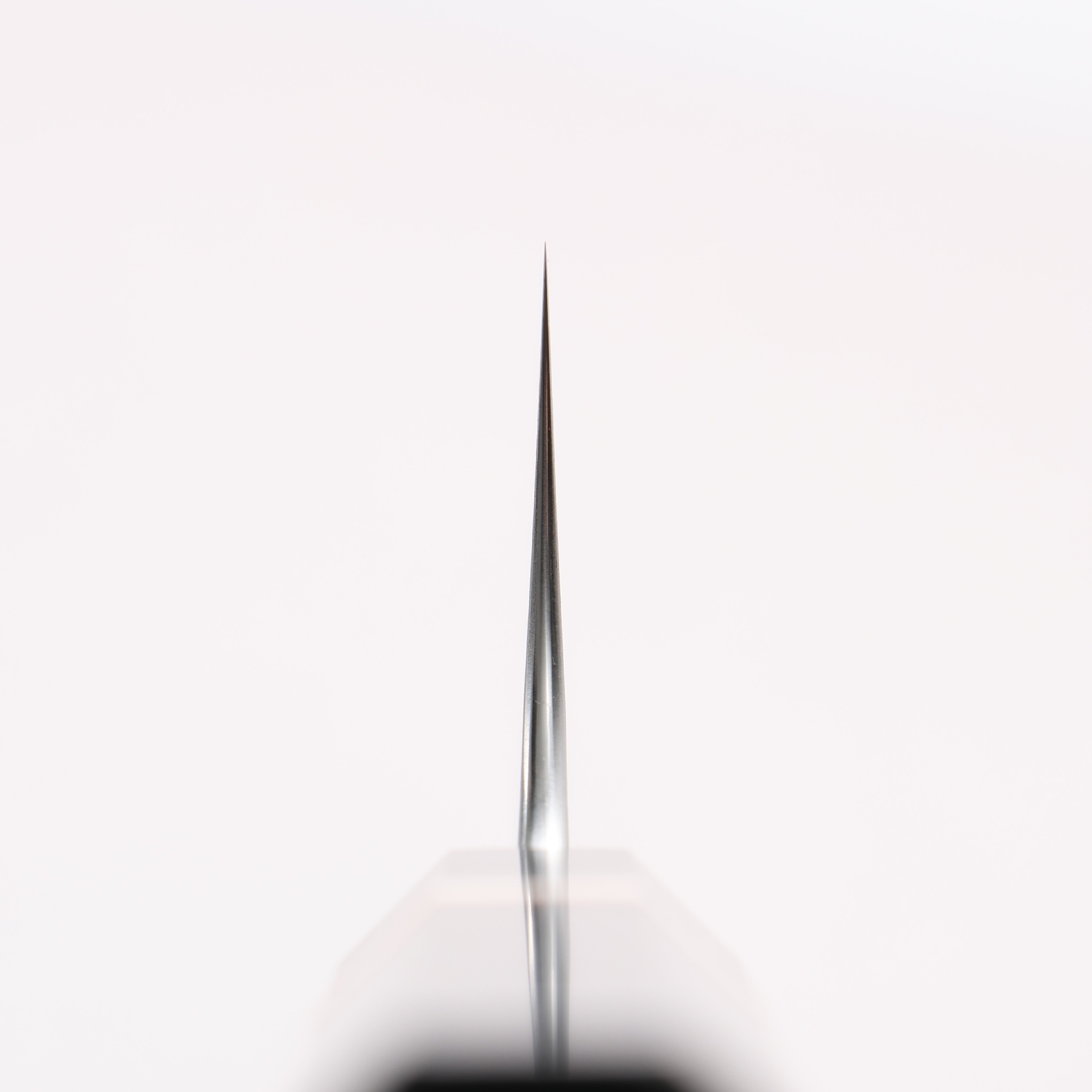 Yoshimi Kato Nami VG-XEOS Hammered Damascus Bunka 170mm Ebony (White Ring) Handle - Seisuke Knife