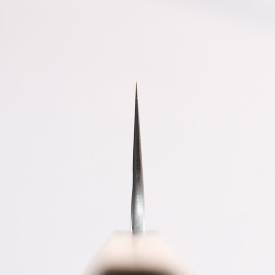 Anryu Blue Super Hammered Migaki Finished Small Santoku 150mm Magnolia (Ferrule: Ebony) Handle - Seisuke Knife