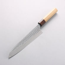 Anryu Blue Super Hammered Migaki Finished Gyuto 210mm Magnolia (Ferrule: Ebony) Handle - Seisuke Knife
