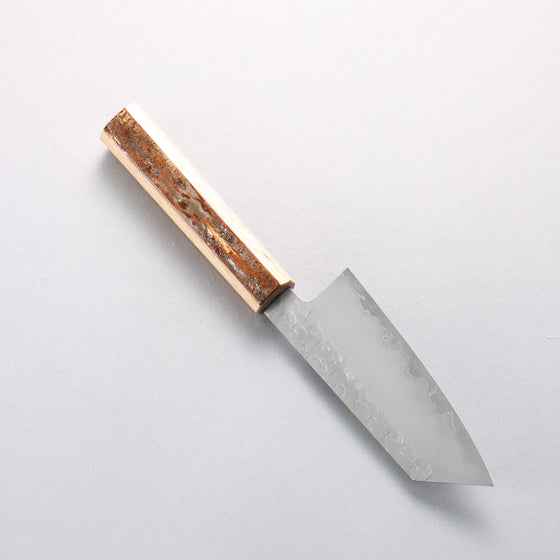 Hado Shiosai SG2 Hammered Small Bunka 135mm Cherry Tree Bark (On two sides) Handle - Seisuke Knife