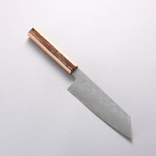  Hado Shiosai SG2 Hammered Bunka 180mm Cherry Wood & Bark Handle - Seisuke Knife