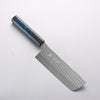 Yu Kurosaki Senko Ei Ai Tenmoku SG2 Hammered Nakiri 165mm Indigo Lacquered (Tenmoku) Handle with Sheath - Seisuke Knife - Slide 1