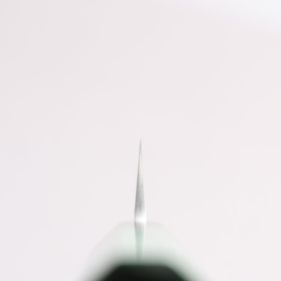Yu Kurosaki Senko Ei SG2 Hammered Petty-Utility 130mm Green Stabilized Wood Handle - Seisuke Knife