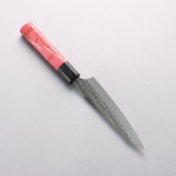 Yu Kurosaki Senko Ei SG2 Hammered Petty-Utility 130mm Red Stabilized Wood Handle - Seisuke Knife