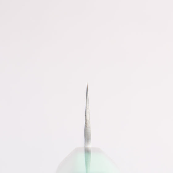 Yu Kurosaki Senko Ei SG2 Hammered Petty-Utility 150mm Green Stabilized Wood Handle - Seisuke Knife