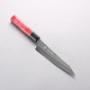 Yu Kurosaki Senko Ei SG2 Hammered Petty-Utility 150mm Red Stabilized Wood Handle - Seisuke Knife - Slide 1