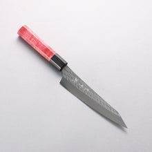  Yu Kurosaki Senko Ei SG2 Hammered Petty-Utility 150mm Red Stabilized Wood Handle - Seisuke Knife