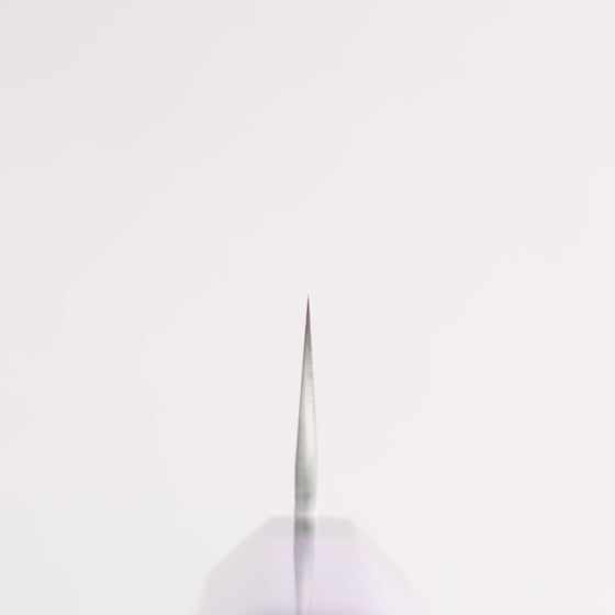 Yu Kurosaki Senko Ei SG2 Hammered Petty-Utility 150mm Purple Stabilized Wood Handle - Seisuke Knife
