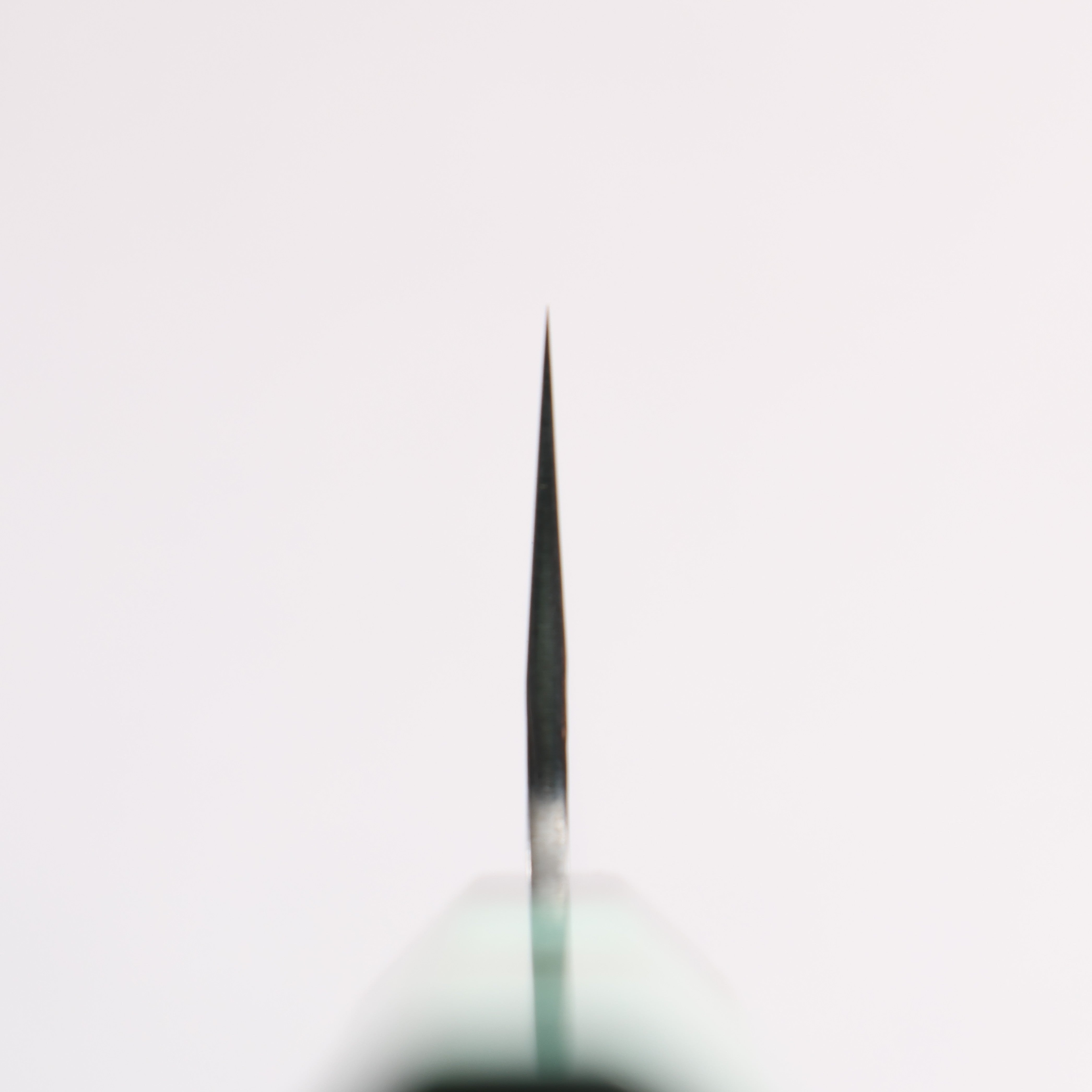 Yu Kurosaki Senko Ryu SG2 Hammered Small Santoku 150mm Green Stabilized Wood Handle - Seisuke Knife