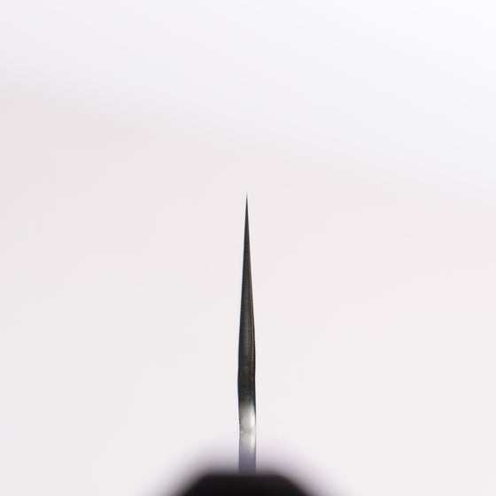 Yu Kurosaki Senko Ryu SG2 Hammered Small Santoku 150mm Purple Stabilized Wood Handle - Seisuke Knife