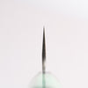 Yu Kurosaki Fujin SG2 Hammered Small Santoku 150mm Green Stabilized Wood Handle - Seisuke Knife - Slide 5