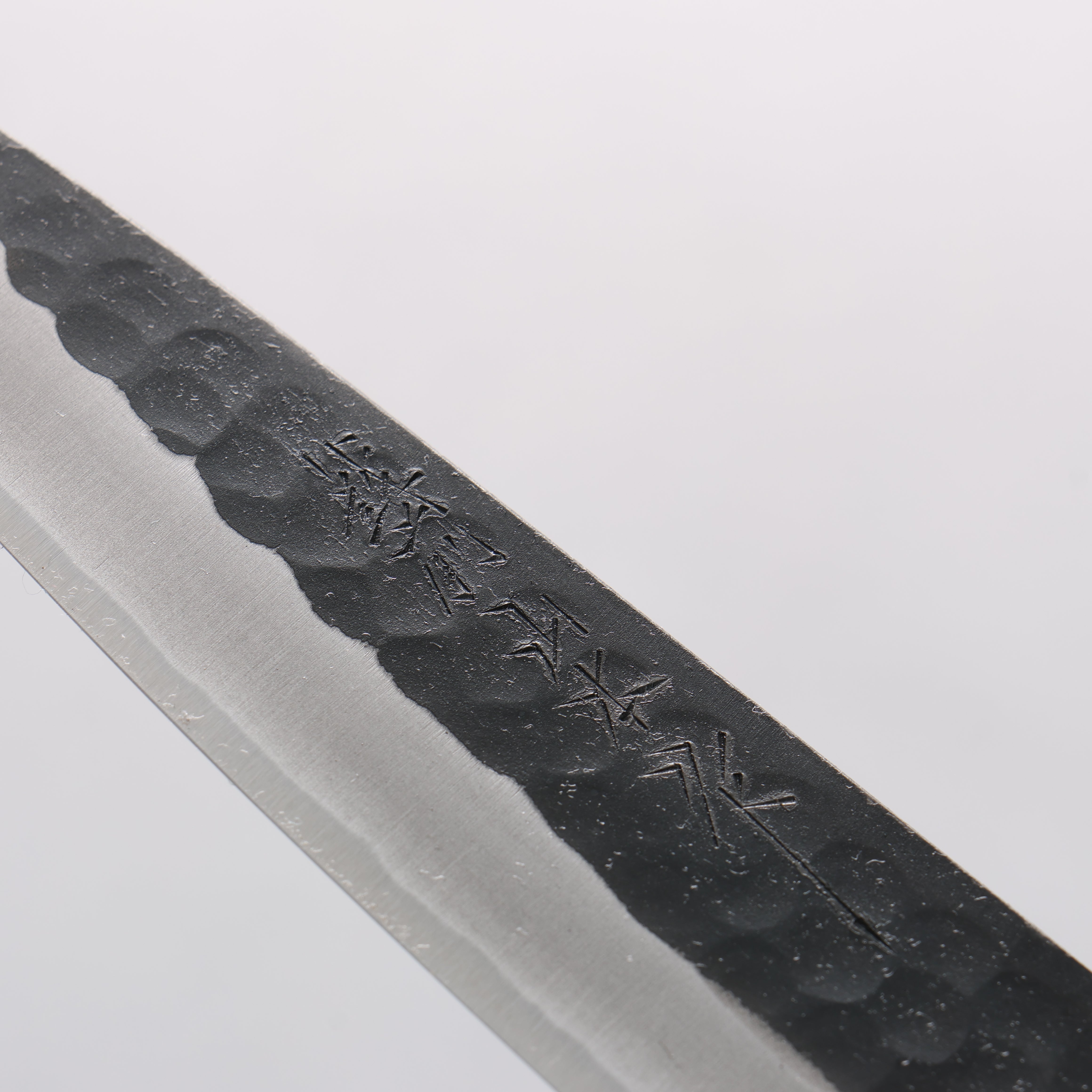 Nao Yamamoto Yasuki Blue Steel Kurouchi Hammered Petty-Utility 135mm Walnut Handle - Seisuke Knife