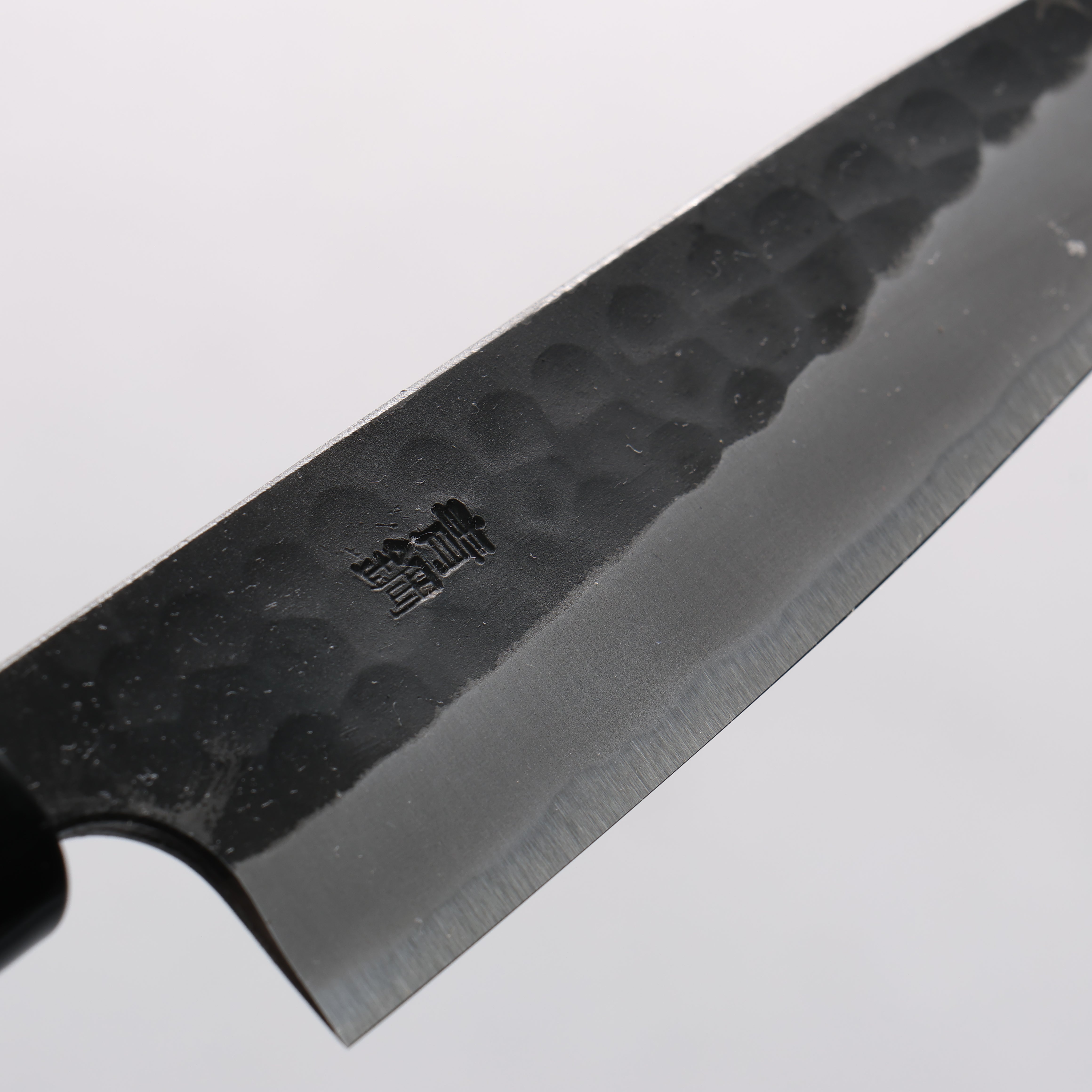 Nao Yamamoto Yasuki Blue Steel Kurouchi Hammered Petty-Utility 135mm Walnut Handle - Seisuke Knife