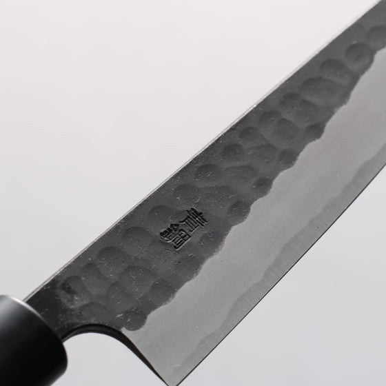 Nao Yamamoto Yasuki Blue Steel Kurouchi Hammered Petty-Utility 150mm Walnut Handle - Seisuke Knife