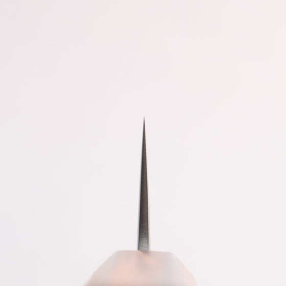 Oul White Steel No.1 Gyuto 180mm Oak (Baikoku / Soot Black) Handle - Seisuke Knife