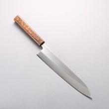  Oul White Steel No.1 Gyuto 240mm Oak (Baikoku / Soot Black) Handle - Seisuke Knife