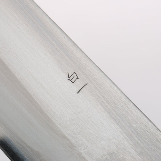 Oul White Steel No.1 Gyuto 240mm Oak (Baikoku / Soot Black) Handle - Seisuke Knife