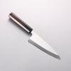 Minamoto Akitada White Steel No.2 Aideba 165mm Ebony Wood & Black Water Buffalo Horn Handle - Seisuke Knife - Slide 1